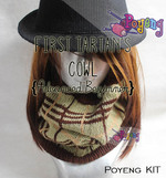 KIT Pemula: First Tartan Cowl Knitting Kit